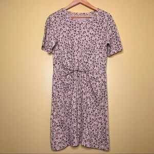 Aerie Leopard Print Tee Shirt Dress